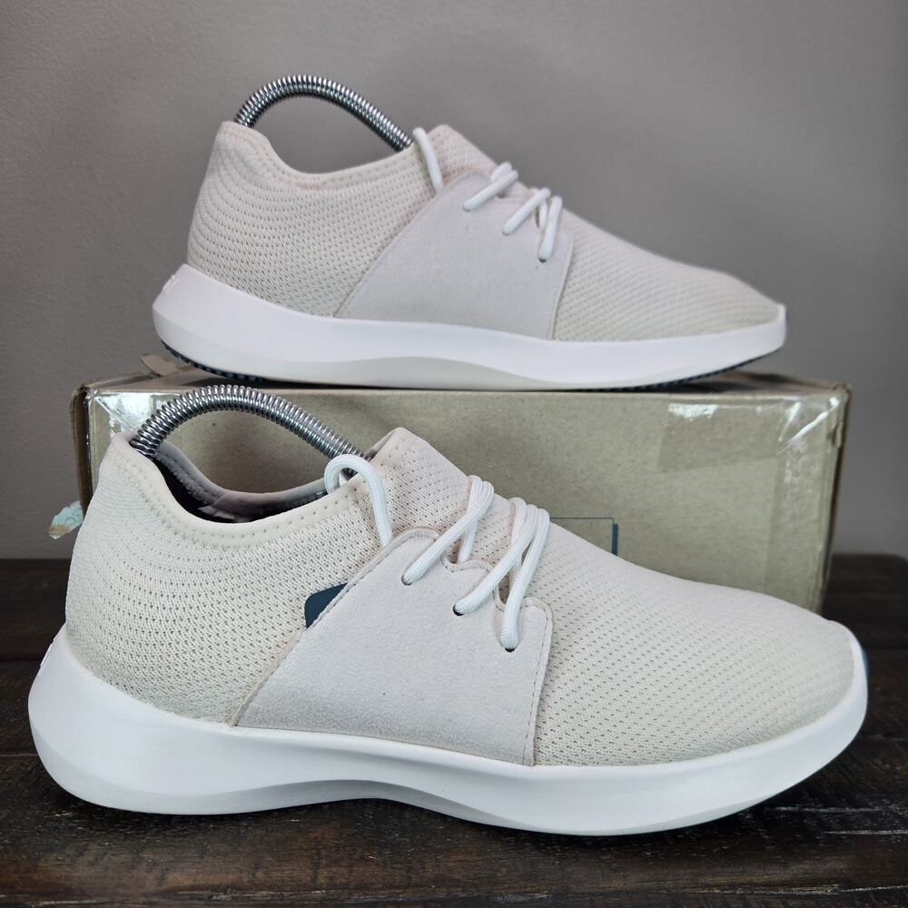 Vessi Everyday Classic Womens Size 8 Waterproof Shoes Sneakers Clay Beige